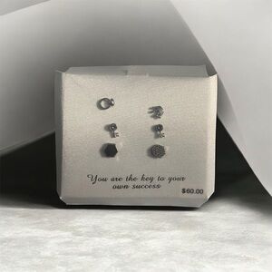 Silver Earring Set
3 pair
NWT
Swarovski